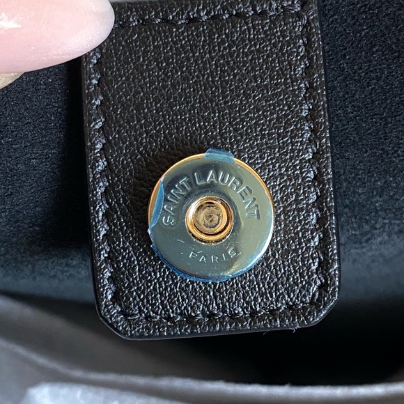 EUC YSL Saint Laurent East West Supple Leather Shopping Tote Black - Picture 14 of 14